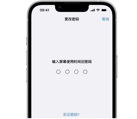 宁河iPhone屏幕维修分享iPhone屏幕使用时间密码忘记了怎么办 