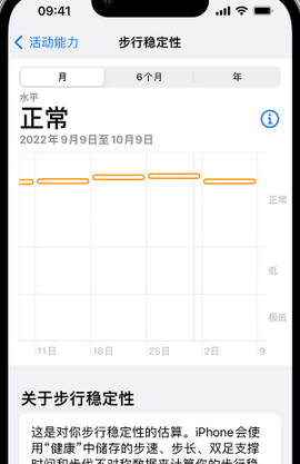 宁河iPhone手机维修如何在iPhone开启'步行稳定性通知'