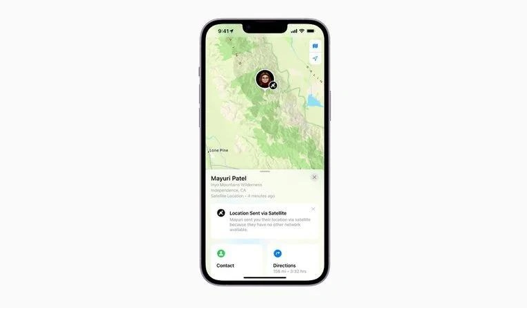 宁河苹果14维修分享iPhone14系列中 FindMy功能通过卫星分享位置方法教程 