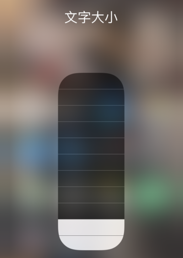 宁河苹果手机维修分享小技巧：在 iPhone 控制中心快速调节字体大小 
