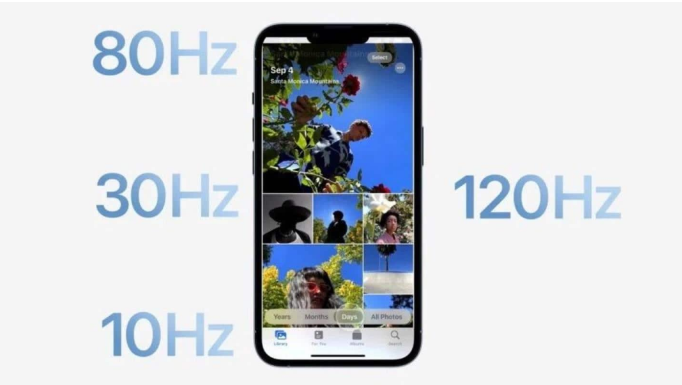 宁河苹果14维修分享iPhone 14有高刷吗 