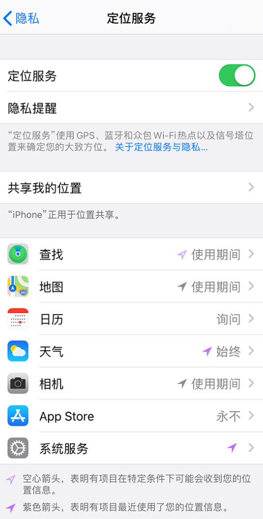 宁河苹果手机维修分享iPhone 状态栏中时间显示为蓝色图标是什么情况 